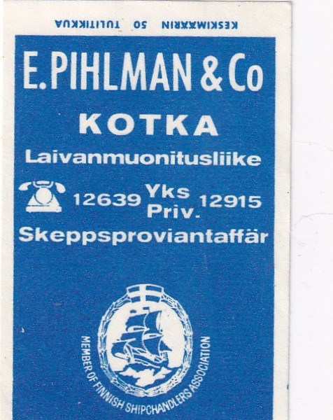 Kotka, E. Pihlman & Co    b506