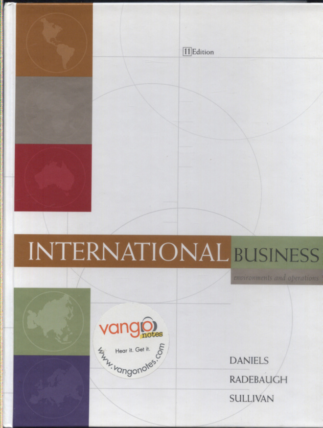 International Business: enviroments and operations