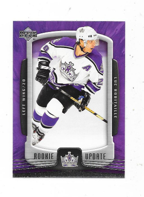 2005-06 UD Rookie Update #47 Luc Robitaille , LA Kings
