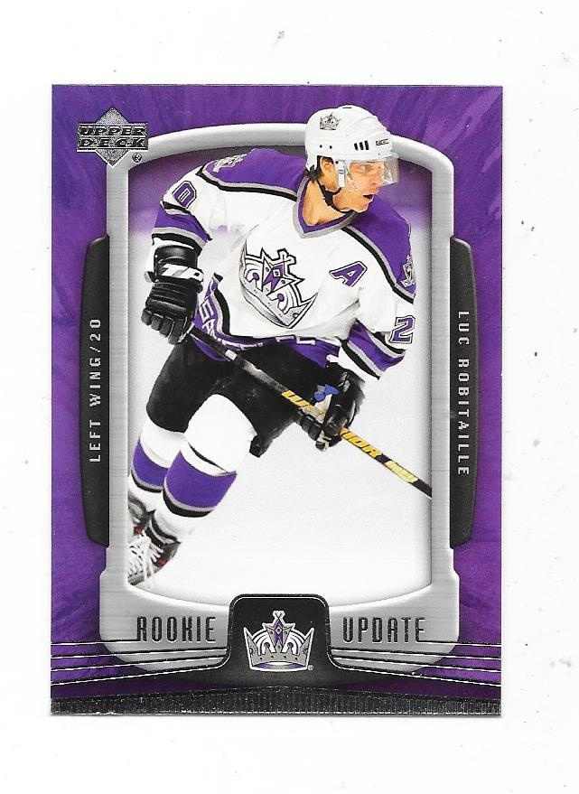 2005-06 UD Rookie Update #47 Luc Robitaille , LA Kings