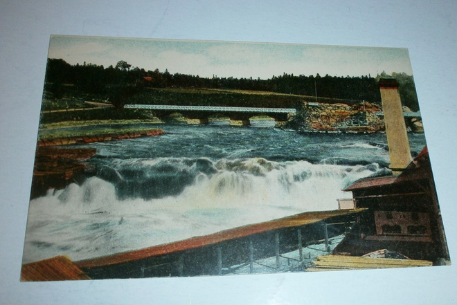Kajaani, Ämmäkoski + silta, väripk, ei p.