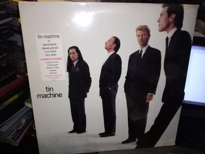 LP : TIN MACHINE ( 1989 USA) UUSI, SIS POSTIKULU