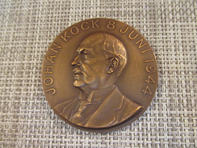 Johan Kock 70 v mitali 1944 / ÅH.