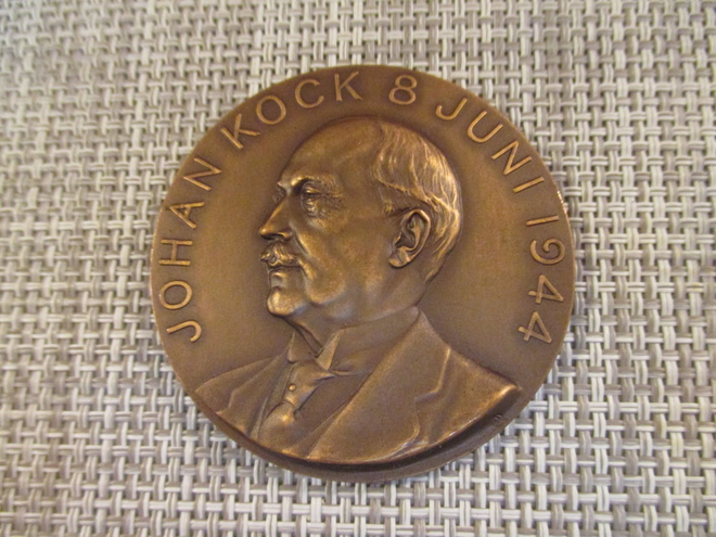Johan Kock 70 v mitali 1944 / ÅH.
