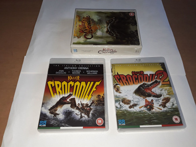 Killer Crocodile 1 & 2 - UK Region B Blu-Ray (88 Films)