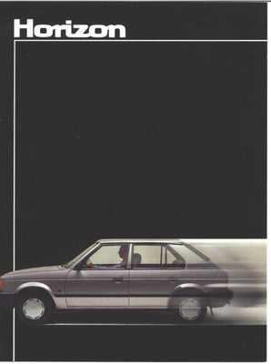 1985 Talbot Horizon esite - KUIN UUSI - 14 siv - ruots