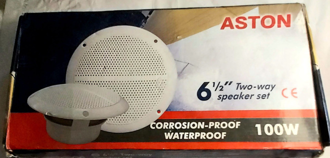 ASTON  6,5"vedenpitävä kaiutinsarja 100W