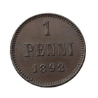 1 penni 1892 - hienokuntoinen! - pikkukuva 1