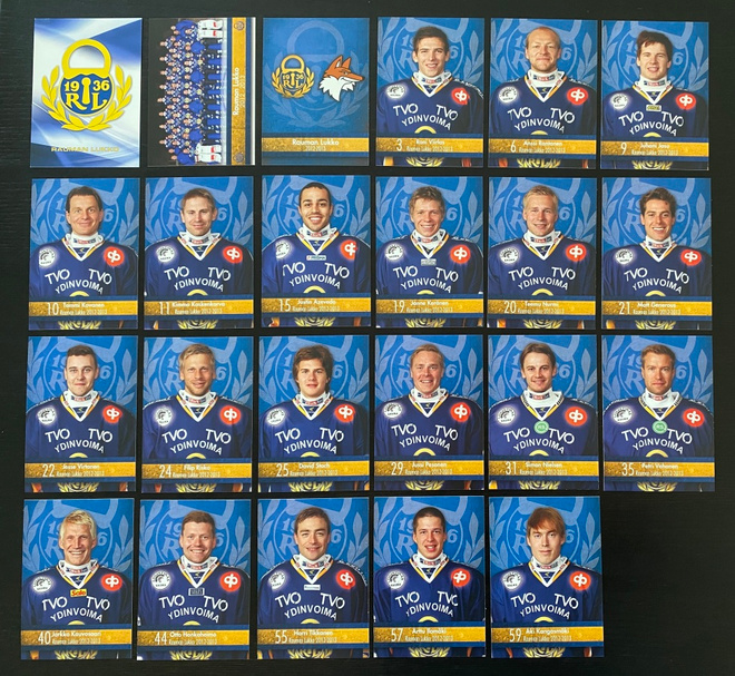 12-13 Rauman Lukko Team Issue (23 erilaista)