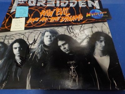 FORBIDDEN - RAW EVIL LIVE EX+/EX+ 12' EP KAHDELLA NIMMARILLA