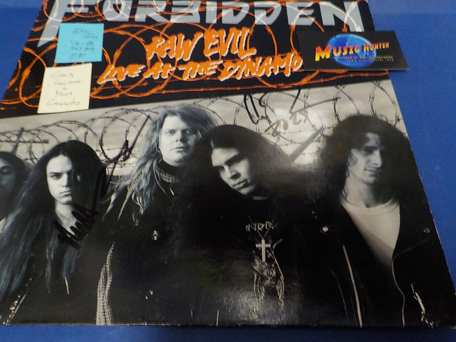 FORBIDDEN - RAW EVIL LIVE EX+/EX+ 12' EP KAHDELLA NIMMARILLA