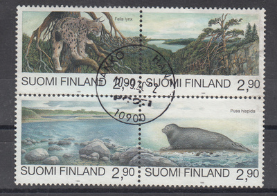 1993 Suomi-Venäjä yhteisjulkaisu loistoleimattu sarja