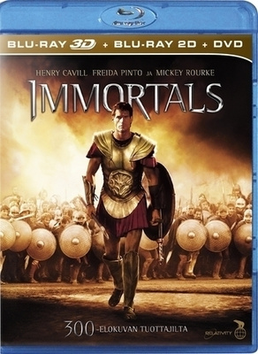 Immortals  -   (Blu-ray 3D + Blu-ray 2D + DVD)