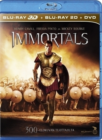 Immortals  -   (Blu-ray 3D + Blu-ray 2D + DVD)