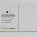 "Laskettelija"-KULKEMATON POSTIKORTTI - pikkukuva 2