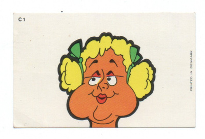 Purkkakuva Funny Figuret 1971  C1 Olutpubin rehevä naistarjo