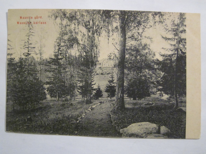VANHA Postikortti Lohja Vaanila Numeroleima 297 1907