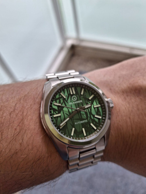 Islander Brookville ISL-199 Dress Watch with Bamboo Dial