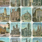 * belgia 39-148, upeat kirkot-arkki, 32,5x23,5cm* - pikkukuva 1