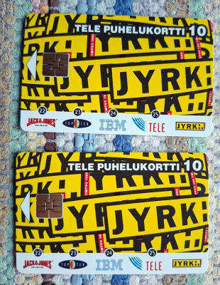 JYRKI puhelinkortti klubikortti x 2 nuorten tv-ohjelma
