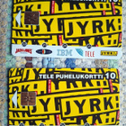 JYRKI puhelinkortti klubikortti x 2 nuorten tv-ohjelma - pikkukuva 1