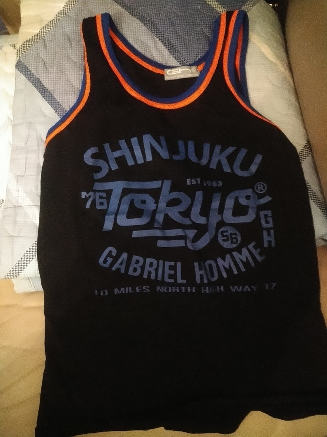 CABRIEL HOMME  M-koko hihatonpaita