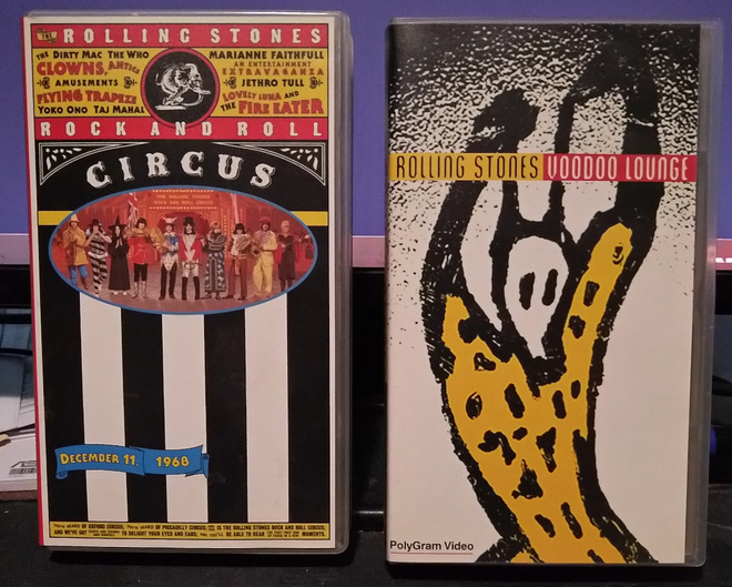 Rolling Stones - Voodoo Lounge - Rock and Roll Circus - VHS