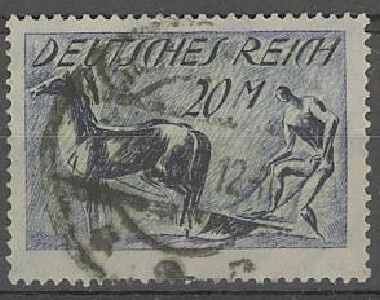 Saksa Mi 196 I o (pohjapainanta ylösalaisin)