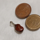 18k Valkokulta Gold plated Jasper kivi riipus - pikkukuva 2