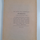 K. J. Ståhlberg : Lausuntoja - pikkukuva 2