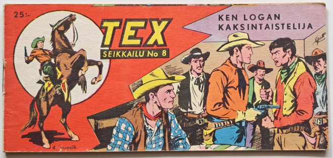 TEX seikkailu No 8 1956 (4. vsk)