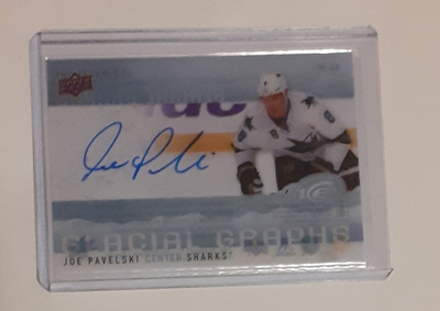 14-15 Upper Deck Ice Joe Pavelski Glacial Graps