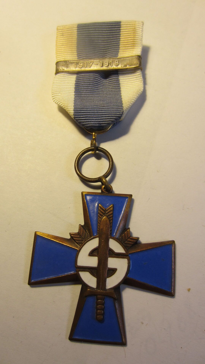 Sininen risti 1917-1918-soljella
