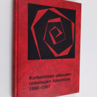 Korkeimman oikeuden ratkaisujen hakemisto 1980-1987 - pikkukuva 1