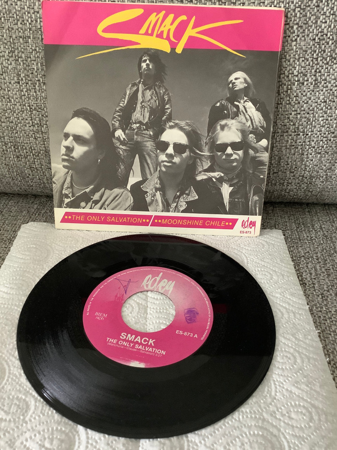 SMACK:ONLY SALVATION / MOONSHINE CHILE  7" PS