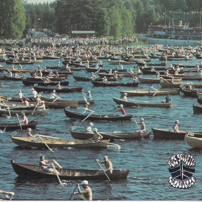 Sulkava. Suursoutujen lähtö . e257
