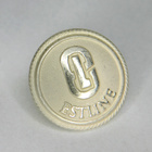 Uponnut MS Estonia aihe 23 mm Estline virkapuku nappi - pikkukuva 2