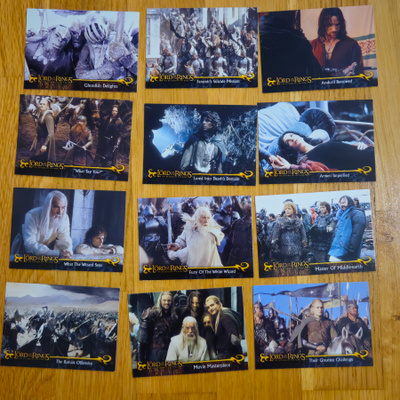 The lord of the rings keräilykortit