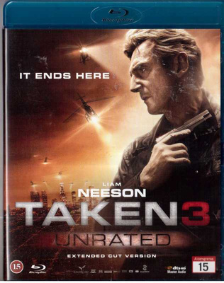 TAKEN 3 blu-ray