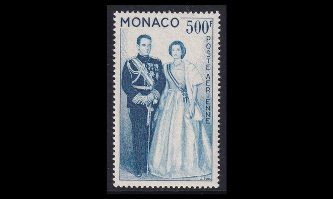 Monaco 604 ** Käyttösarja ruhtinaspari 500 Fr (1959)
