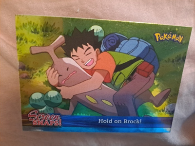 Screen Snaps! Snap #05 Pokémon Blue Topps card