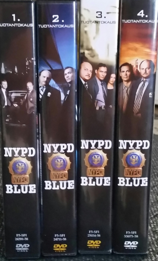 NYPD Blue kausi 1-4 -DVD