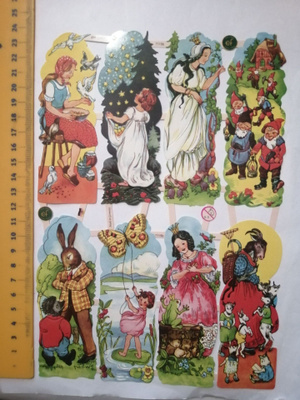 Kiiltokuva-arkki ef 7115b  satuhahmot