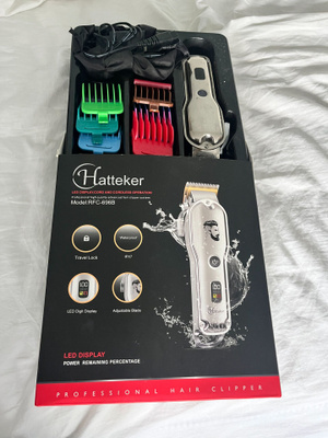 Hatteker RFC-696B hiustenleikkuukone – langaton, ladattava