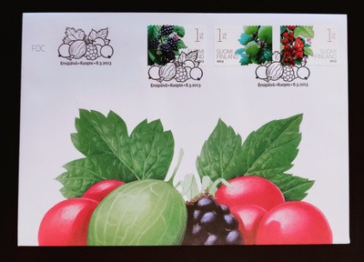 2013 FDC Puutarhamarjoja