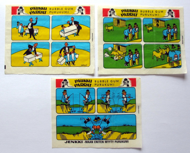 3 x vanha Paukku Parrat kääre