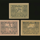 Itävalta 10, 20, 50 Heller, Wimsbach - pikkukuva 1