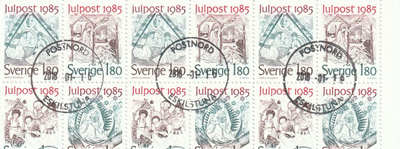 RUOTSI 1985 - Fa 1377/80 VIHKOLEHTI LEIMATTUNA