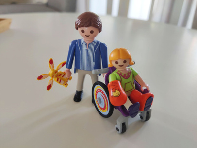 Playmobil pyörätuoli setti