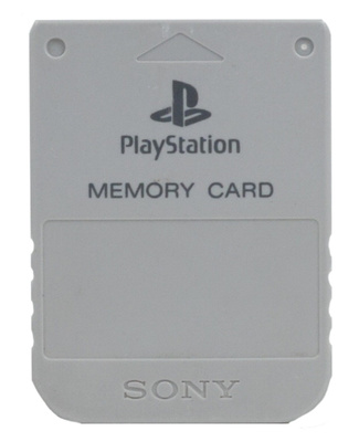 Playstation 1 Memory Card (Grey)